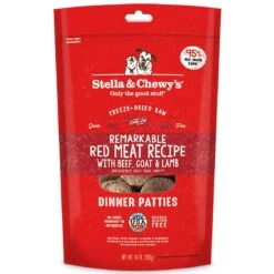 Stella & Chewy's Raw Dinners Freeze-Dried Dog Food 36 Stella & Chewy's Raw Dinners Freeze-Dried Dog Food -Pet Supplies Discount Shop 14oz RedMeat