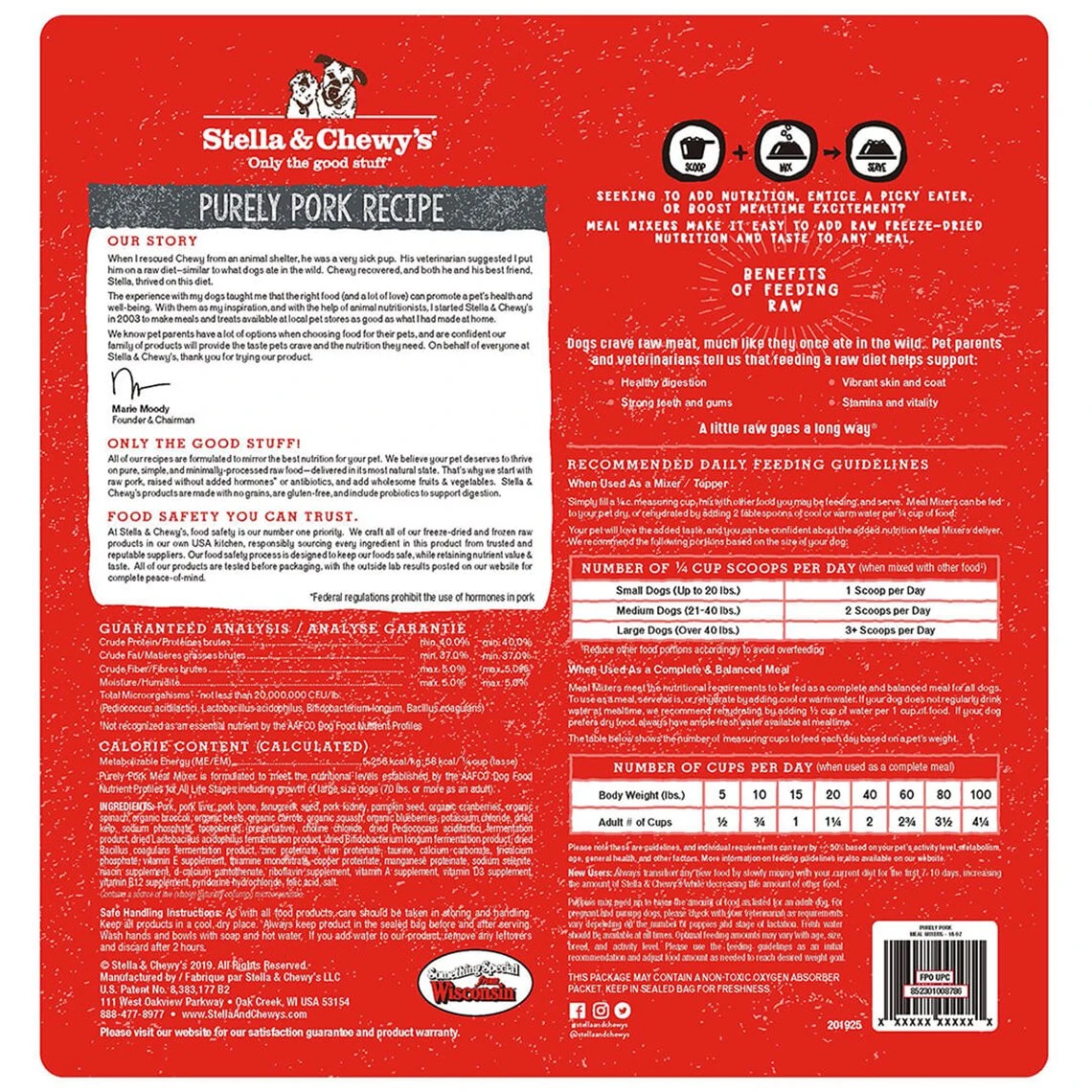 Stella & Chewy's Freeze-Dried Meal Mixers Dog Food Toppers 12 Stella & Chewy's Freeze-Dried Meal Mixers Dog Food Toppers - Image 10