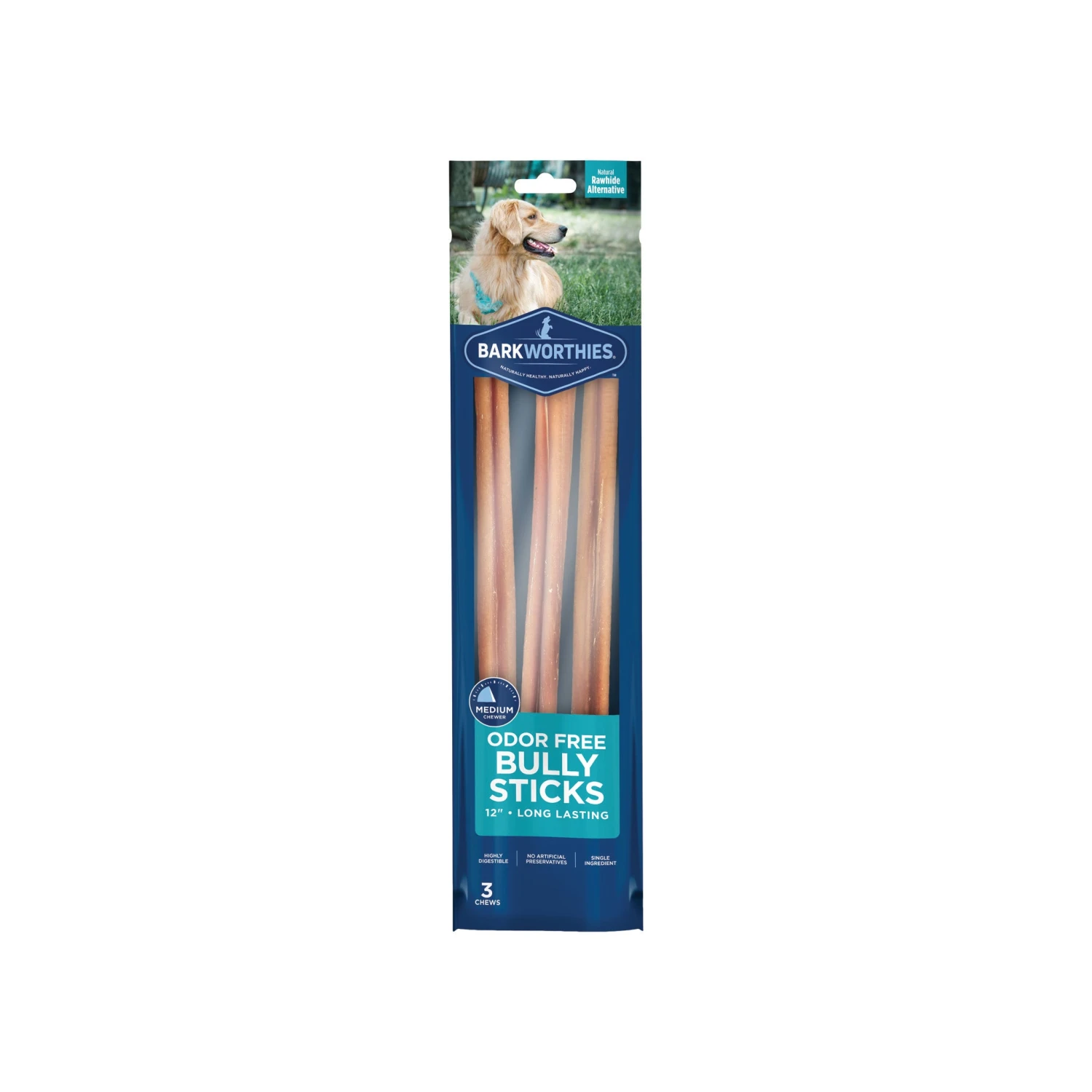 Barkworthies Order Free Standard Bully 12in - 3 Pack 3 Barkworthies Order Free Standard Bully 12in - 3 Pack