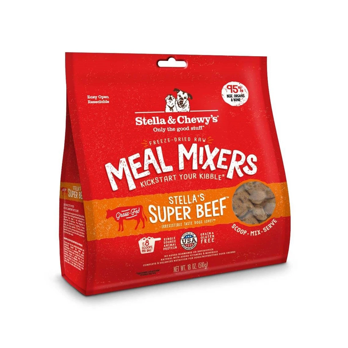 Stella & Chewy's Freeze-Dried Meal Mixers Dog Food Toppers 3 Stella & Chewy's Freeze-Dried Meal Mixers Dog Food Toppers