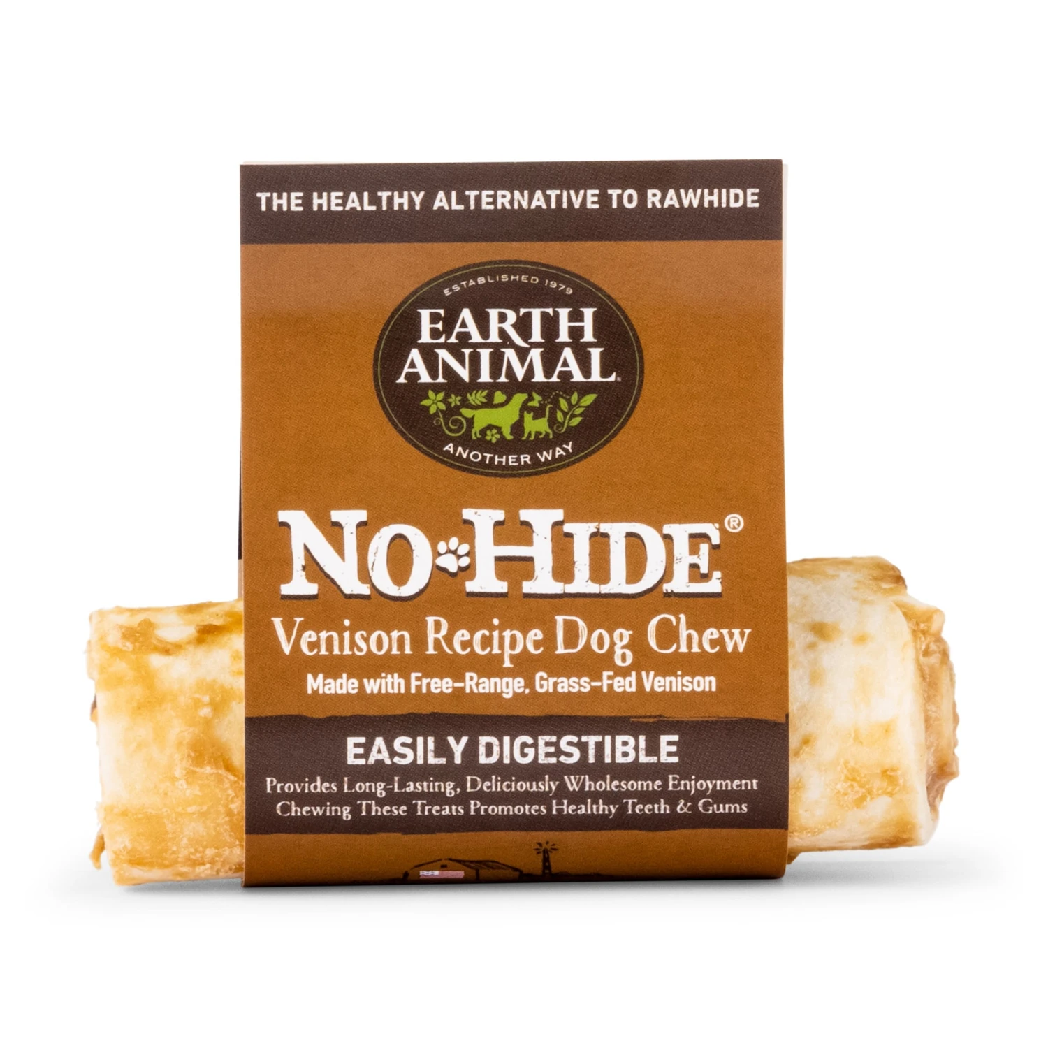 Earth Animal No-Hide Venison Single Chew For Dogs 3 Earth Animal No-Hide Venison Single Chew For Dogs