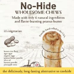 Earth Animal No-Hide Peanut Butter Single Chew For Dogs -Pet Supplies Discount Shop 812121031401 ALT2