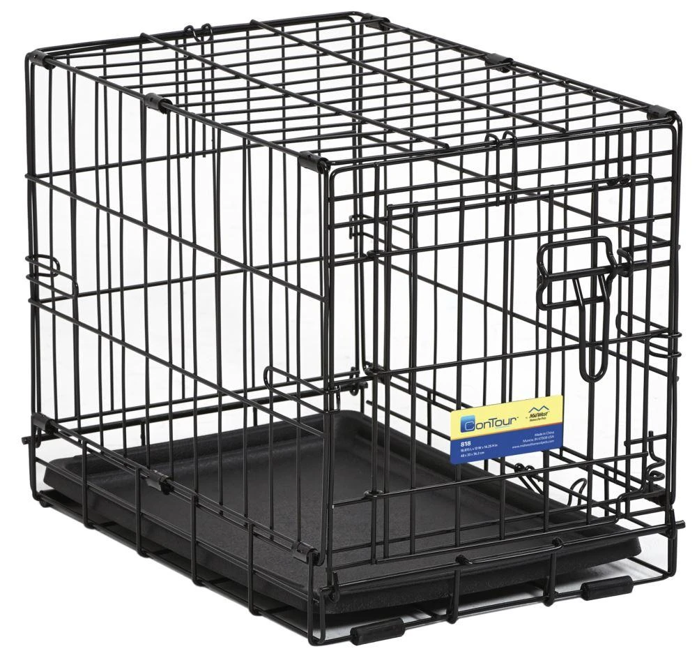 Midwest Contour Single Door Dog Crate 3 Midwest Contour Single Door Dog Crate