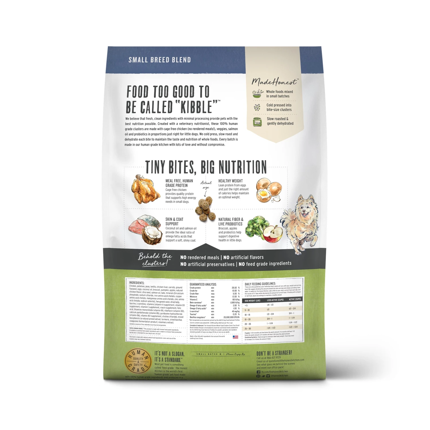 The Honest Kitchen Whole Grain Food Clusters Dog Food Small Breed 6 The Honest Kitchen Whole Grain Food Clusters Dog Food Small Breed - Image 4