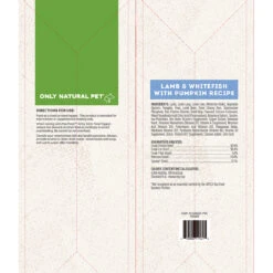 Only Natural Pet MaxMeat Lamb & Whitefish With Pumpkin Recipe Air-Dried Dog Food Topper 8 Only Natural Pet MaxMeat Lamb & Whitefish With Pumpkin Recipe Air-Dried Dog Food Topper -Pet Supplies Discount Shop 9990151 alt3