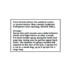 Only Natural Pet All Smiles Oral Care Mouth Spray For Dogs & Cats -Pet Supplies Discount Shop All Smiles How to Use