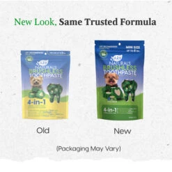 Ark Naturals Brushless Toothpaste Dental Chews For Dogs -Pet Supplies Discount Shop ArkNaturalsBrushlessToothpasteMiniNewLook