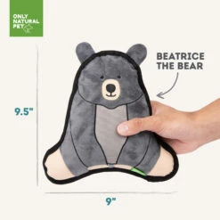 Only Natural Pet Mountain Friends Recycled Plush Dog Toys -Pet Supplies Discount Shop BeatricetheBearMountainFriendsPlushDogToySize