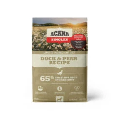 ACANA Singles Limited Ingredient Diet Grain-Free Dry Dog Food -Pet Supplies Discount Shop DS ACANA Singles Dog Duck 26 Pear Recipe Front 13lb