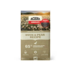 ACANA Singles Limited Ingredient Diet Grain-Free Dry Dog Food -Pet Supplies Discount Shop DS ACANA Singles Dog Duck 26 Pear Recipe Front 25lb
