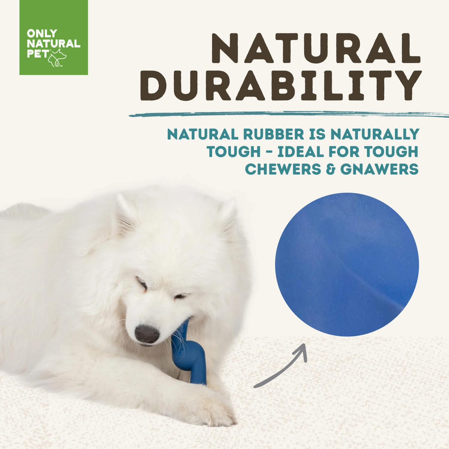 Only Natural Pet Natural Rubber Bond Building Fetch And Tug Dog Toys 6 Only Natural Pet Natural Rubber Bond Building Fetch And Tug Dog Toys - Image 4
