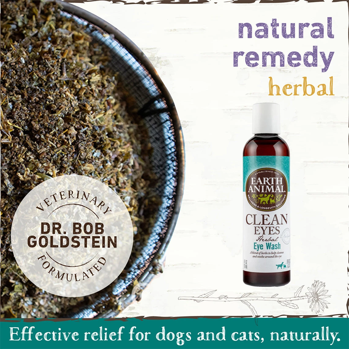 Earth Animal Herbal Topical Remedies Clean Eyes Wash For Dogs 5 Earth Animal Herbal Topical Remedies Clean Eyes Wash For Dogs - Image 3