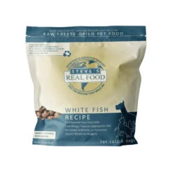 Steve's Real Food Freeze Dried Nuggets For Dogs And Cats -Pet Supplies Discount Shop FD Whitefish Steve