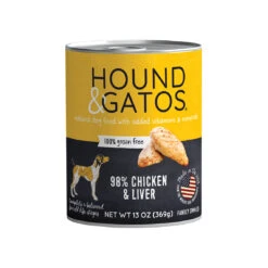 Hound & Gatos Canned Dog Food -Pet Supplies Discount Shop HG DogCan ChickenChickenLiver rgb