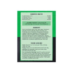 Hound & Gatos Canned Dog Food -Pet Supplies Discount Shop HG DogCan Duck Ingredients rgb