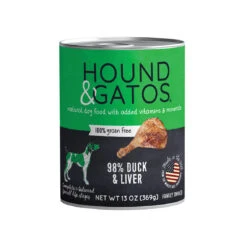 Hound & Gatos Canned Dog Food -Pet Supplies Discount Shop HG DogCan Duck rgb