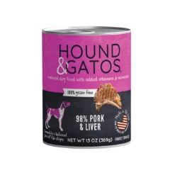 Hound & Gatos Canned Dog Food -Pet Supplies Discount Shop HG DogCan Pork rgb