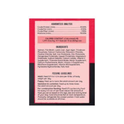 Hound & Gatos Canned Dog Food -Pet Supplies Discount Shop HG DogCan SalmonLambLiver Ingredients rgb