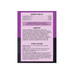 Hound & Gatos Canned Dog Food -Pet Supplies Discount Shop HG DogCan TurkeyTurkeyLiver Ingredients rgb