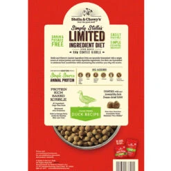 Stella & Chewy's Simply Stella Limited Ingredient Dry Food For Dogs -Pet Supplies Discount Shop LID DUCK 3 5lb Back