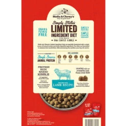 Stella & Chewy's Simply Stella Limited Ingredient Dry Food For Dogs -Pet Supplies Discount Shop LID LAMB 3 5lb Back