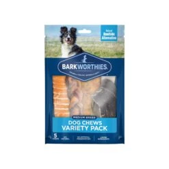Barkworthies Variety Pack -Pet Supplies Discount Shop Large JPG 2014861 V2 BW VarietyPack MediumBreed 5pk Front