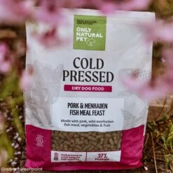 Only Natural Pet Pork & Menhaden Cold Pressed Dog Food 14 Only Natural Pet Pork & Menhaden Cold Pressed Dog Food -Pet Supplies Discount Shop ONPPork MenhadenColdPressedDogFoodLifestyle