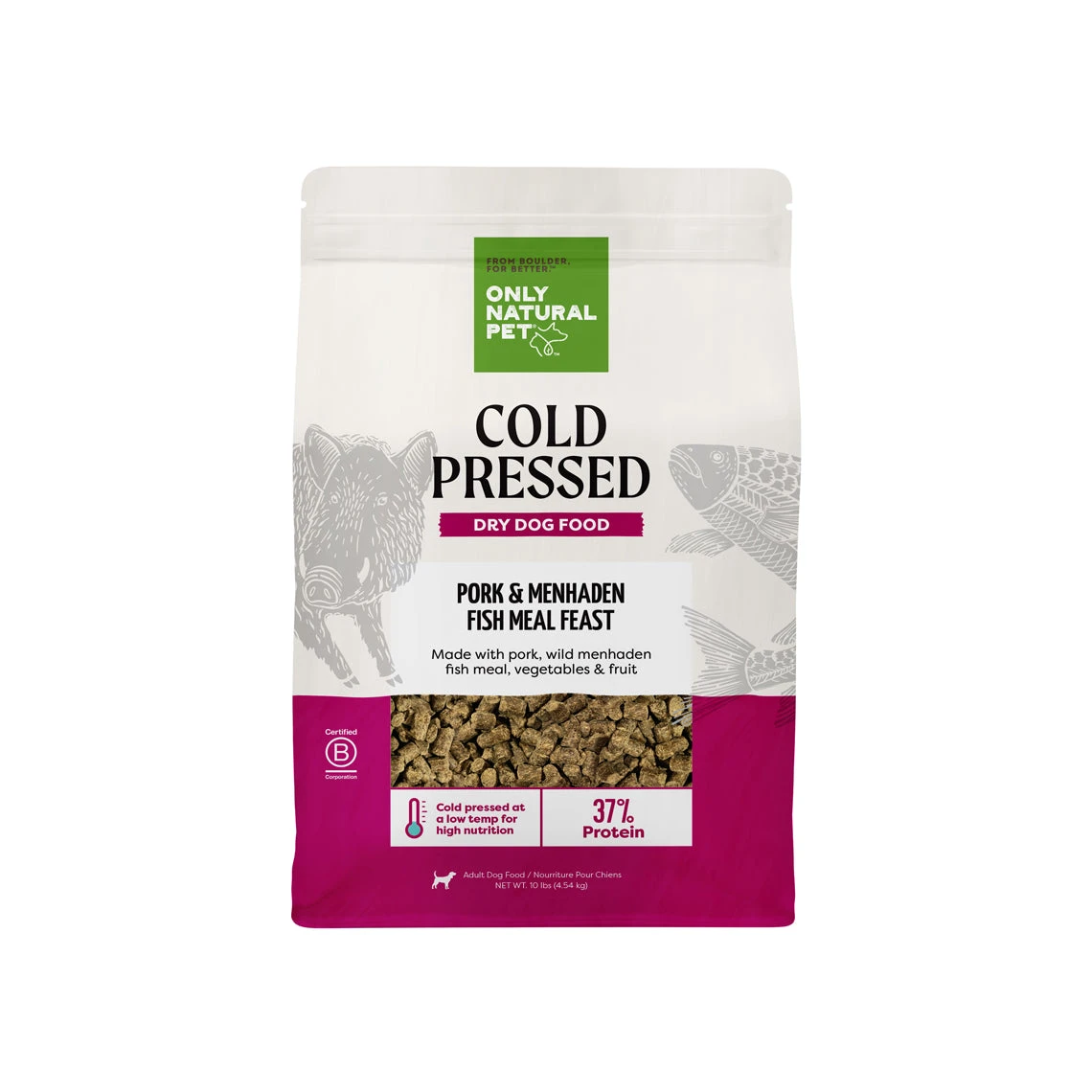 Only Natural Pet Pork & Menhaden Cold Pressed Dog Food 3 Only Natural Pet Pork & Menhaden Cold Pressed Dog Food