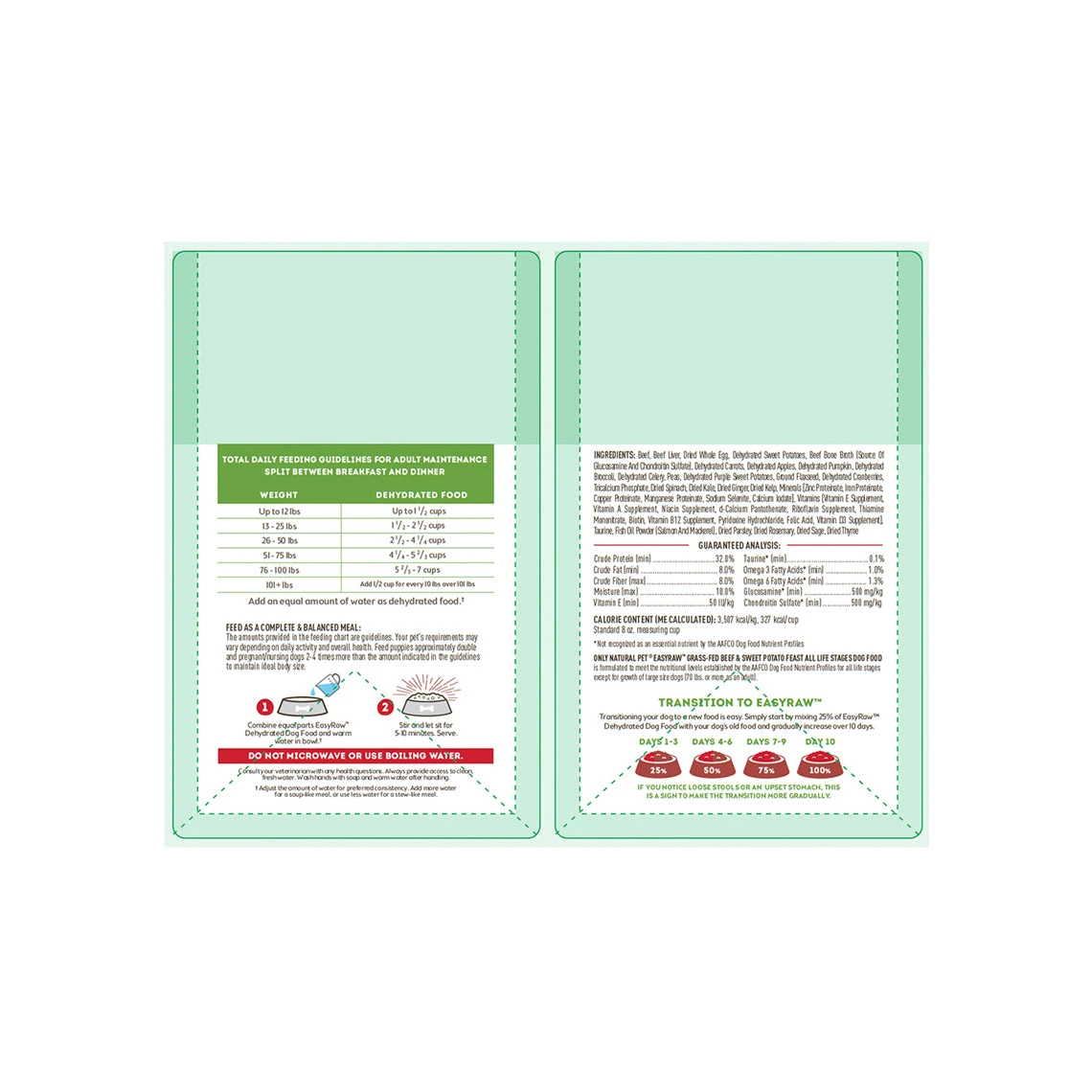 Only Natural Pet EasyRaw Grass-Fed Beef & Sweet Potato Feast Dehydrated Dog Food 7 Only Natural Pet EasyRaw Grass-Fed Beef & Sweet Potato Feast Dehydrated Dog Food - Image 5