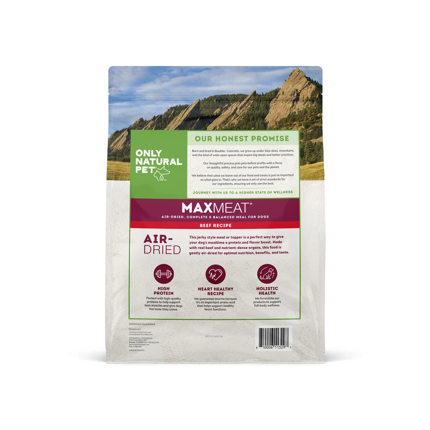 Only Natural Pet MaxMeat Beef Recipe Air-Dried Complete & Balanced Dog Food And Topper 4 Only Natural Pet MaxMeat Beef Recipe Air-Dried Complete & Balanced Dog Food And Topper - Image 2