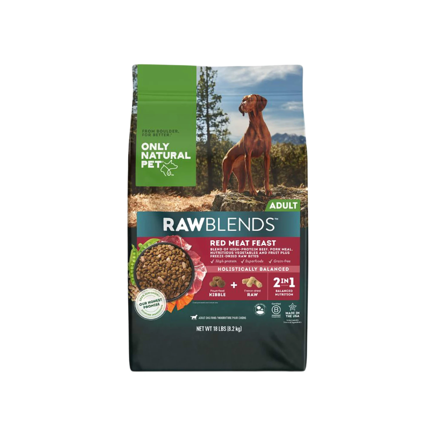 Only Natural Pet Raw Blends Red Meat Feast Raw Grain Free Dog Food 4 Only Natural Pet Raw Blends Red Meat Feast Raw Grain Free Dog Food - Image 2