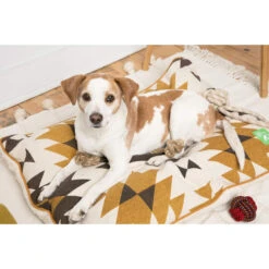 Only Natural Pet Eco-Friendly Regenerated Cotton Ball Dog Toy -Pet Supplies Discount Shop OnlyNaturalPetRegeneratedCottonBedLifestyleShot