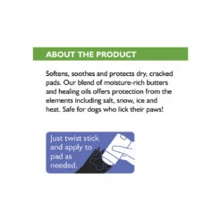 Only Natural Pet Paw Balm Calendula Pad Protector Wax -Pet Supplies Discount Shop Paw Balm Application