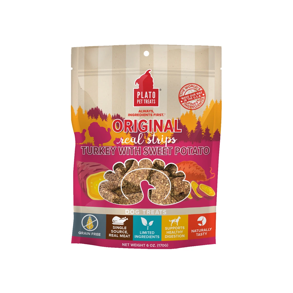 Plato Original Real Strips Meat Bars Soft Treats For Dogs 13 Plato Original Real Strips Meat Bars Soft Treats For Dogs - Image 11