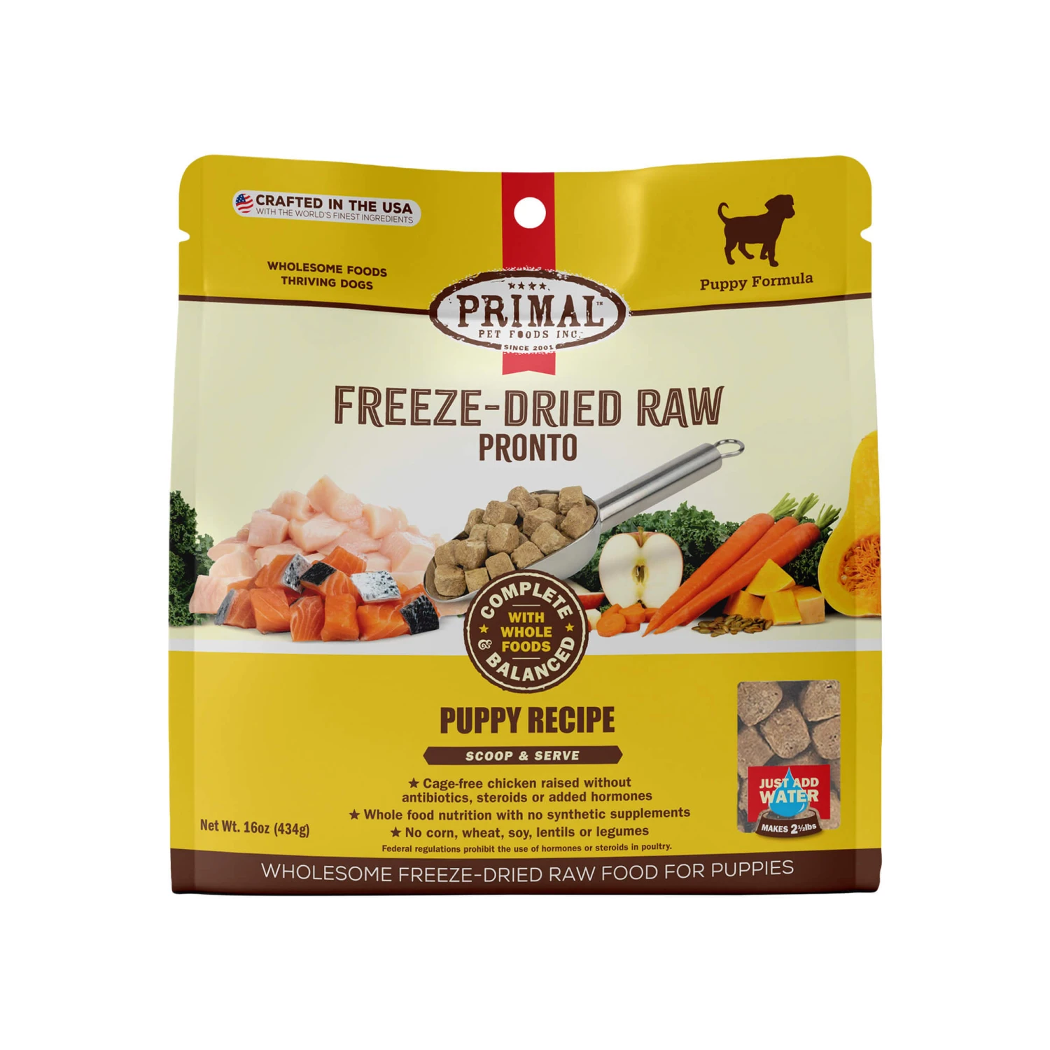 Primal Pet Foods Pronto Freeze-Dried Raw Puppy Food 5 Primal Pet Foods Pronto Freeze-Dried Raw Puppy Food - Image 3