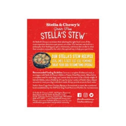 Stella & Chewy's Stew Wet Food For Dogs Case Of 12 37 Stella & Chewy's Stew Wet Food For Dogs Case Of 12 -Pet Supplies Discount Shop S C ChickenStew Back