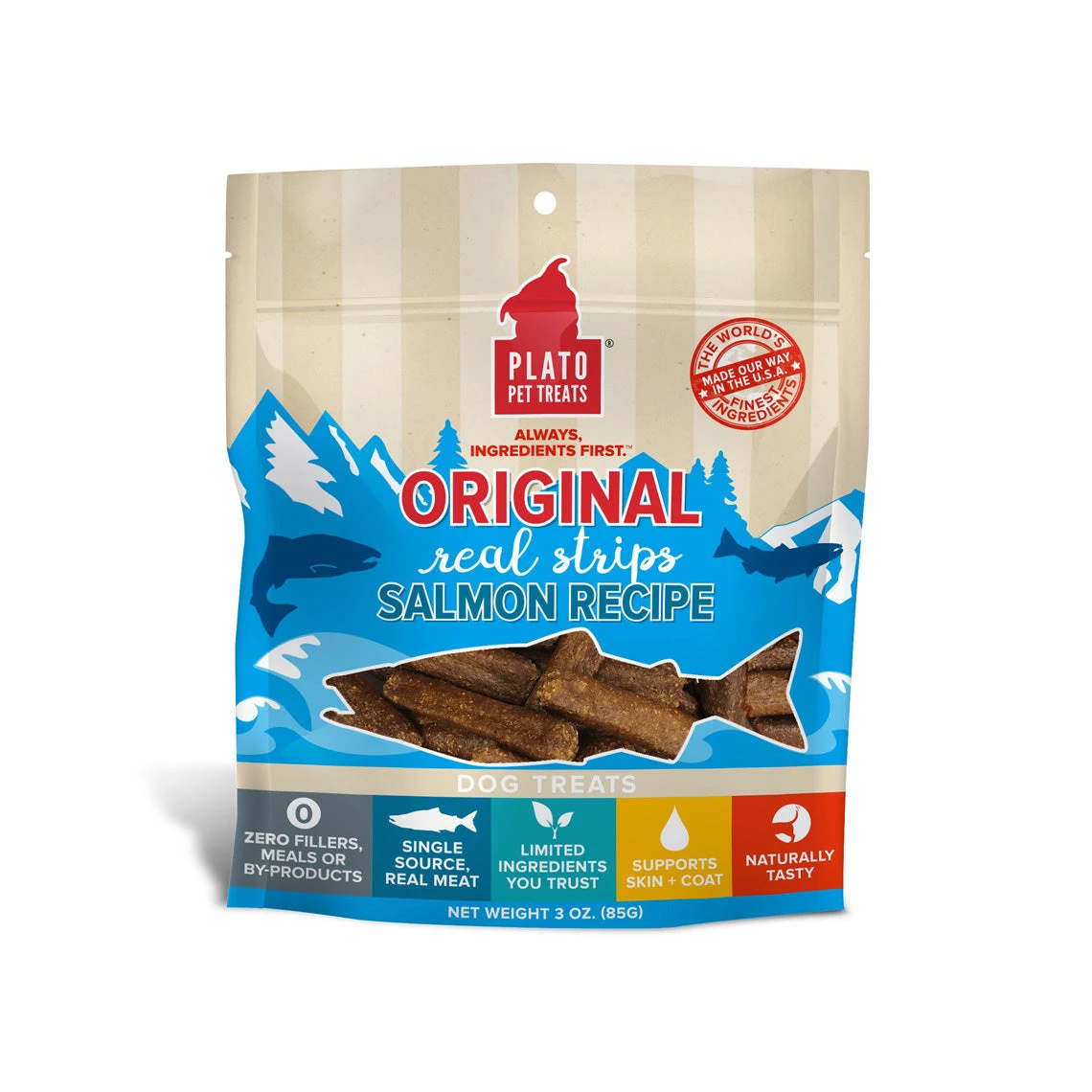 Plato Original Real Strips Meat Bars Soft Treats For Dogs 7 Plato Original Real Strips Meat Bars Soft Treats For Dogs - Image 5
