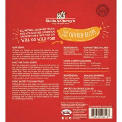 Stella & Chewy's Wild Weenies Raw Freeze-Dried Dog Treats -Pet Supplies Discount Shop Stella Chewy sWildWeeniesRawFreeze DriedDogTreatsChickenRecipeBackofBag d6405d19 99f3 4d16 ae2d 42c9d97ae527