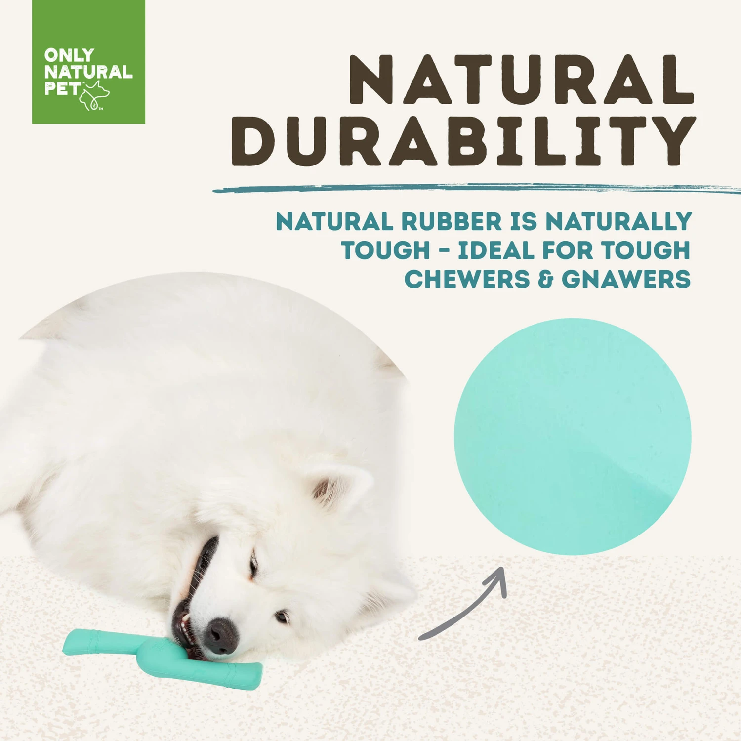 Only Natural Pet Natural Rubber Bond Building Fetch And Tug Dog Toys 10 Only Natural Pet Natural Rubber Bond Building Fetch And Tug Dog Toys - Image 8