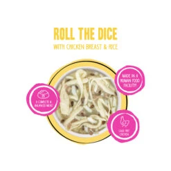 Weruva BFF Best Fido Friend Wet Dog Food -Pet Supplies Discount Shop WeruvaBFFBestFidoFriendWetDogFoodRolltheDicewithChickenBreast RiceInfographic