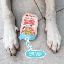 Weruva Meals 'n More Skin & Coat Wet Dog Food -Pet Supplies Discount Shop WeruvaMeals nMoreSkin CoatWetDogFoodJammin SalmonLifestyle