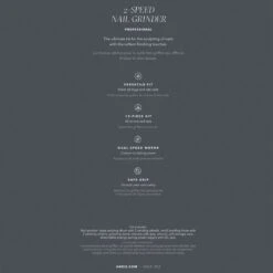 Andis 2-Speed Pet Nail Grinder -Pet Supplies Discount Shop ad65880 79 2 speed nail grinder ang 1 3d package back