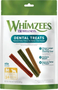 Whimzees Vegetarian Dental Chews For Dogs -Pet Supplies Discount Shop whimzeesmedium